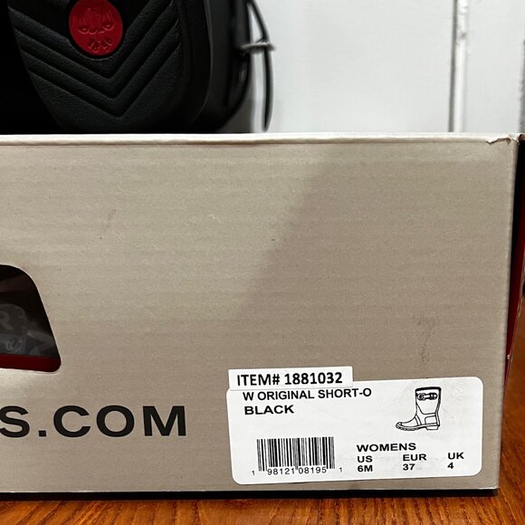 Hunter Women's Original Short Boot Black - US 6/EU 37/UK 4 - Picture 8 of 10